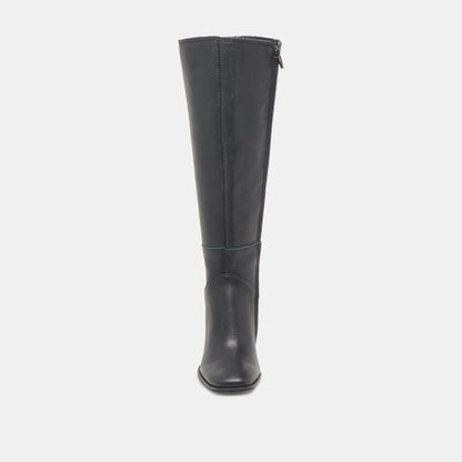 Dolce Vita FYNN Wide Calf Boots Onyx Leather