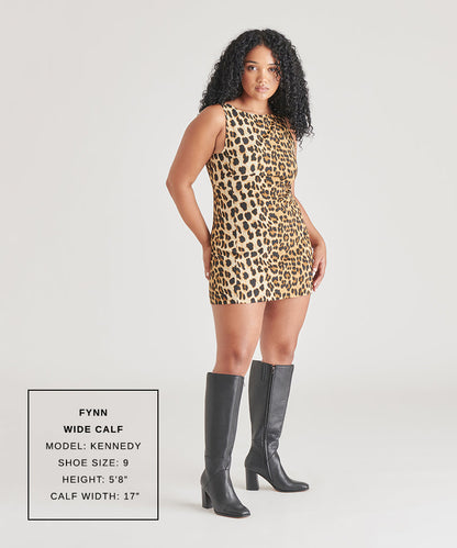 Dolce Vita FYNN Wide Calf Boots Onyx Leather