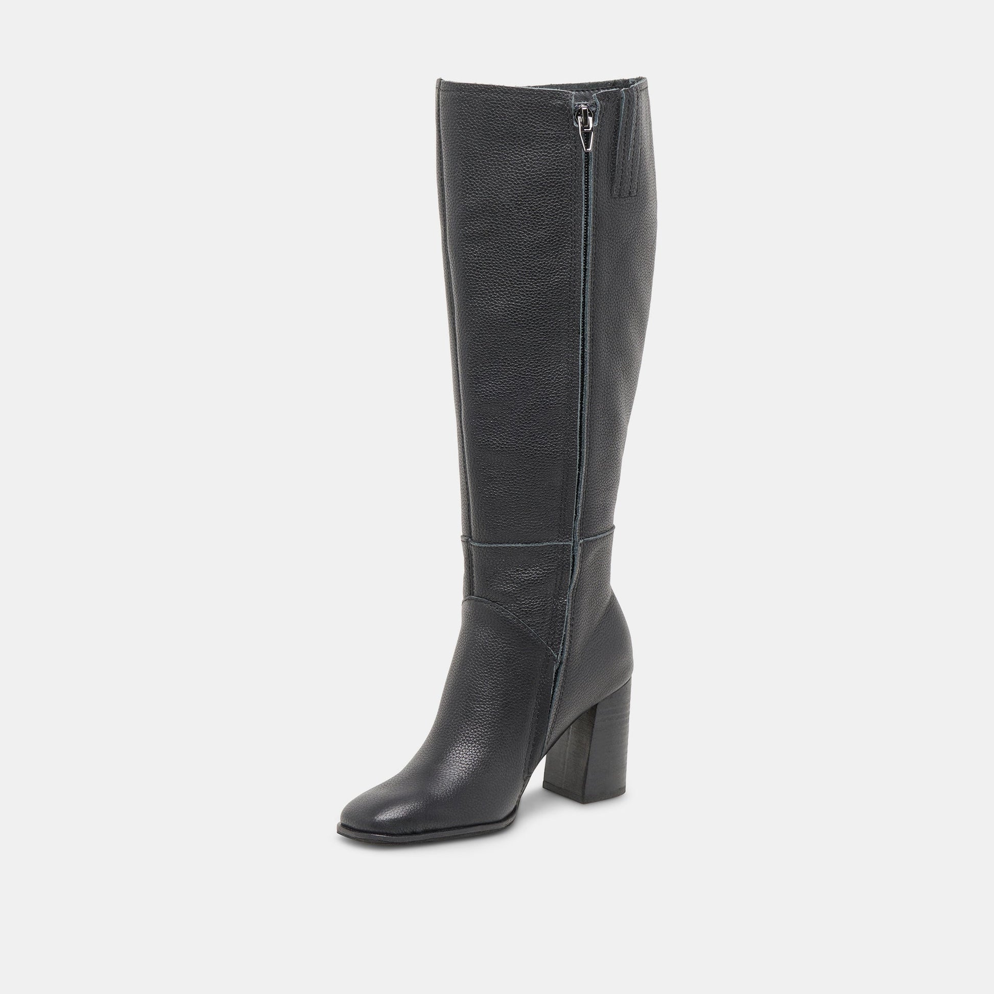 Dolce Vita FYNN Wide Calf Boots Onyx Leather