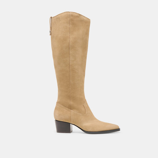 Dolce Vita Virona H2O Waterproof Dk Taupe Suede Boots