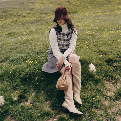 Dolce Vita Virona H2O Waterproof Dk Taupe Suede Boots