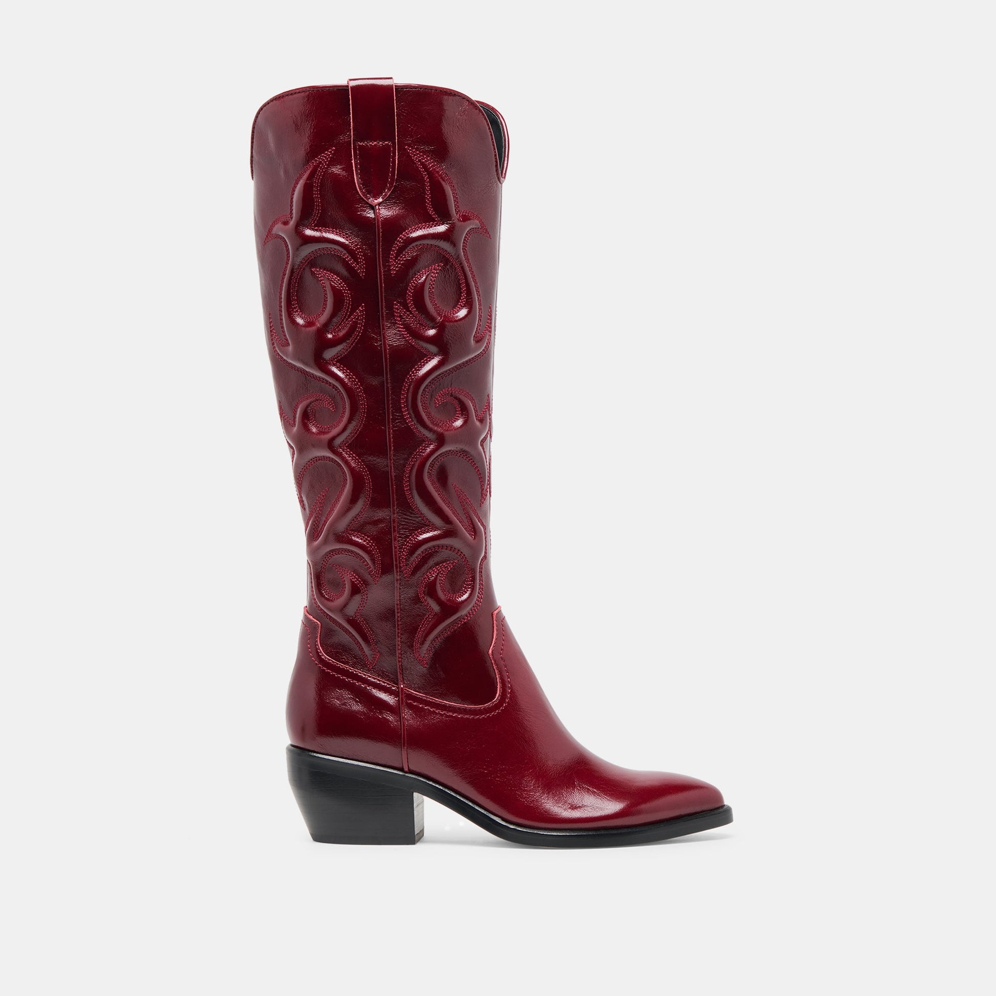 Dolce Vita Mirla Oxblood Leather Boots