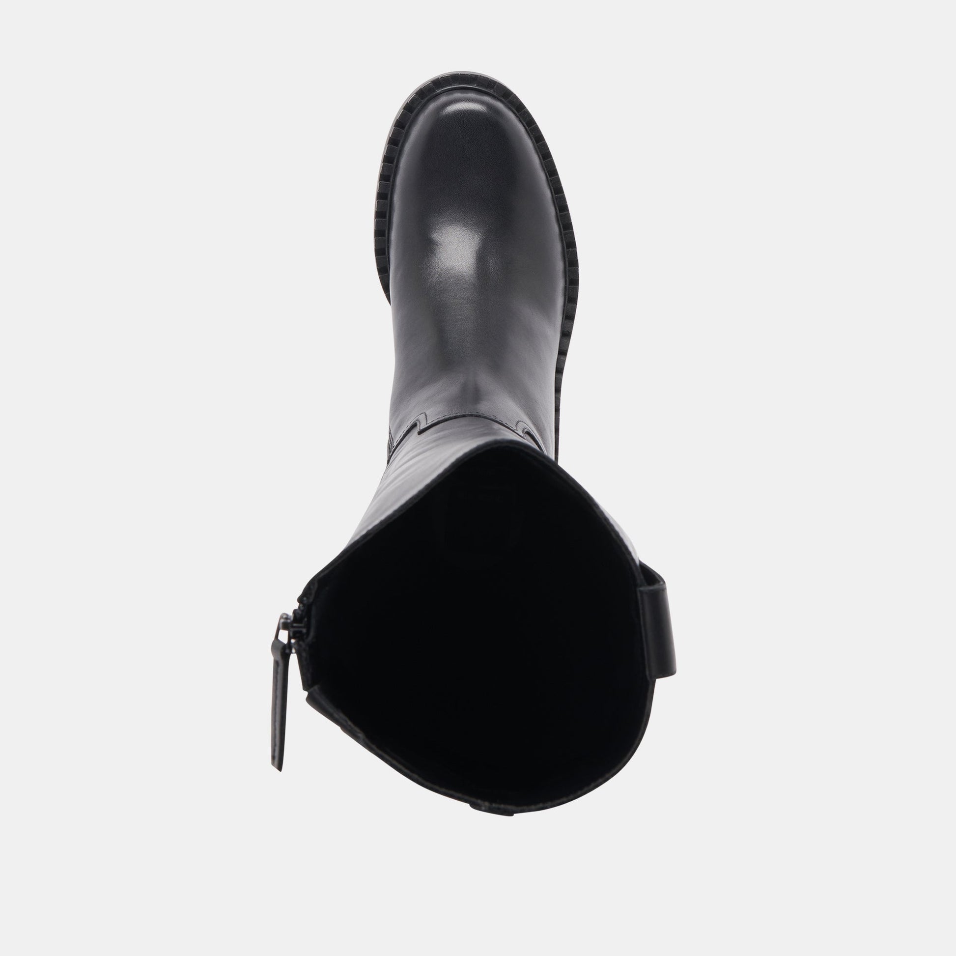 Dolce Vita Glory H2O Waterproof Black Leather Wide Calf Boots