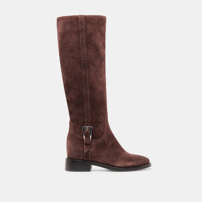 Dolce Vita Kilian H2O Waterproof Mahogany Suede Boots