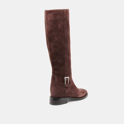 Dolce Vita Kilian H2O Waterproof Mahogany Suede Boots