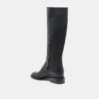 Dolce Vita Kilian H2O Waterproof Black Leather Boots