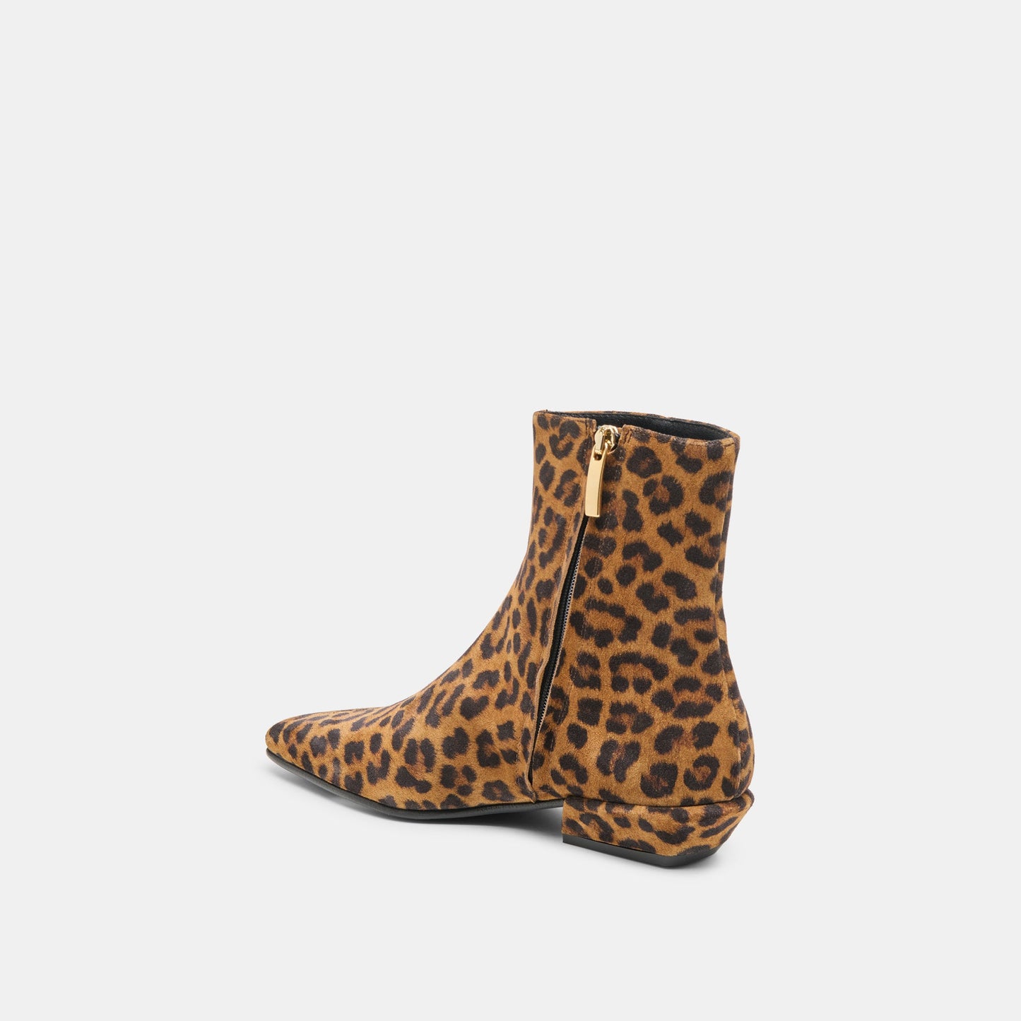 Dolce Vita Joanie Leopard Printed Suede Booties