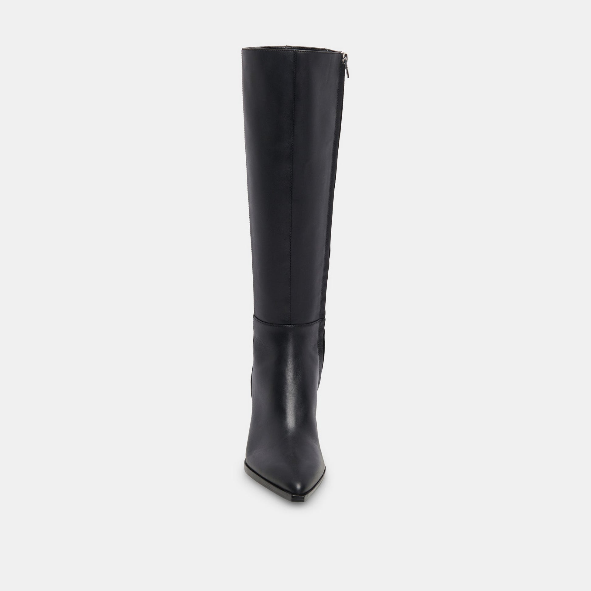 Dolce Vita Auggie Black Leather Narrow Calf Boots