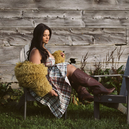Dolce Vita GYRA WIDE CALF BOOTS CHOCOLATE LEATHER