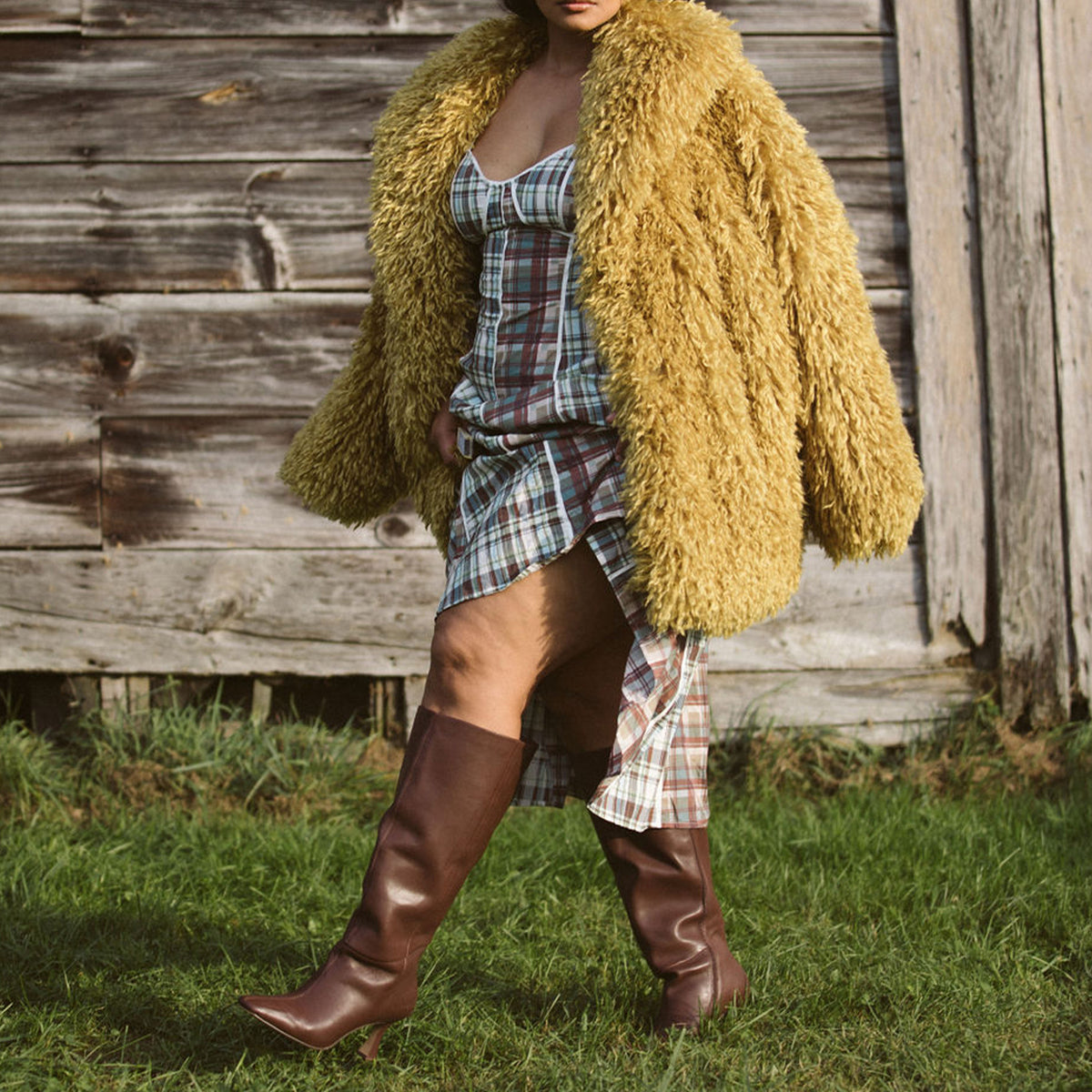 Dolce Vita GYRA WIDE CALF BOOTS CHOCOLATE LEATHER