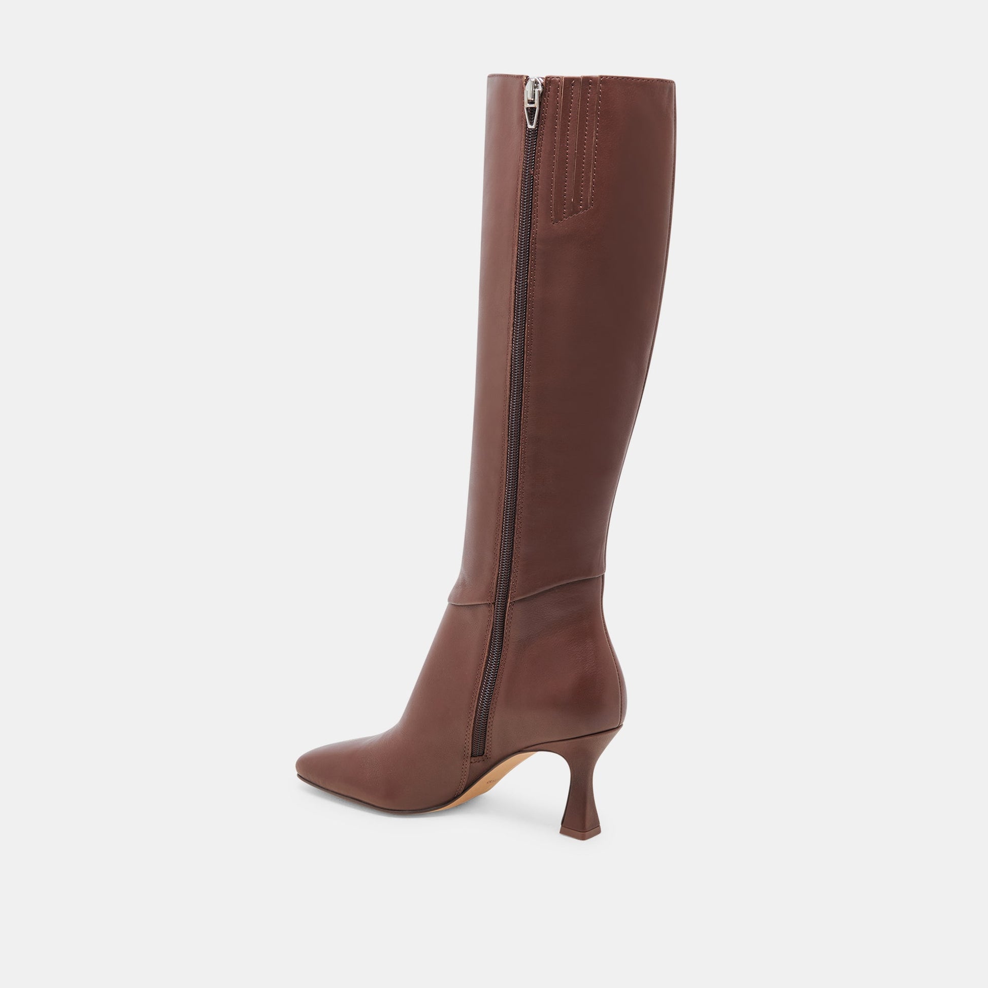 Dolce Vita GYRA WIDE CALF BOOTS CHOCOLATE LEATHER
