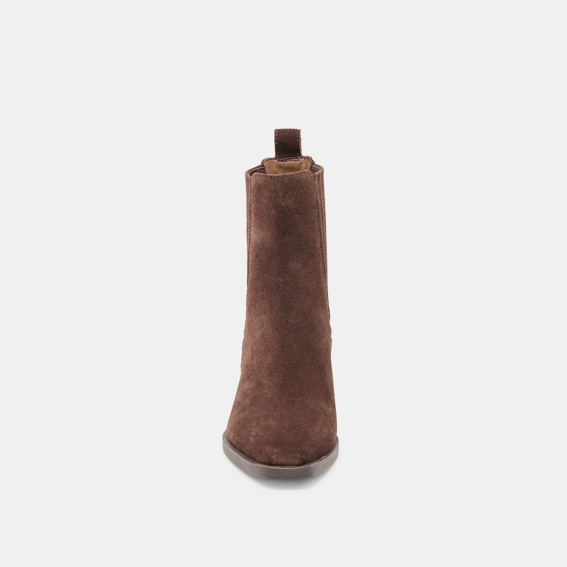 Dolce Vita Faint H2O Waterproof Dk Brown Suede Booties