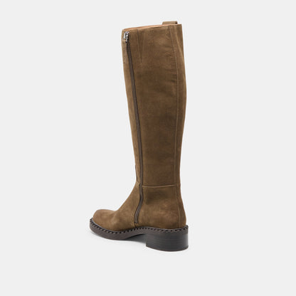 Dolce Vita Glory H2O Waterproof Olive Suede Boots