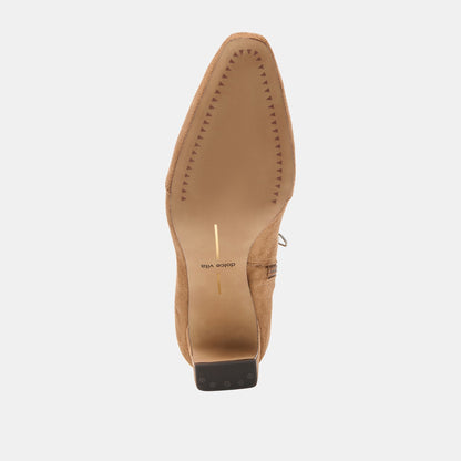 Dolce Vita Anika Lt Brown Stella Suede Boots