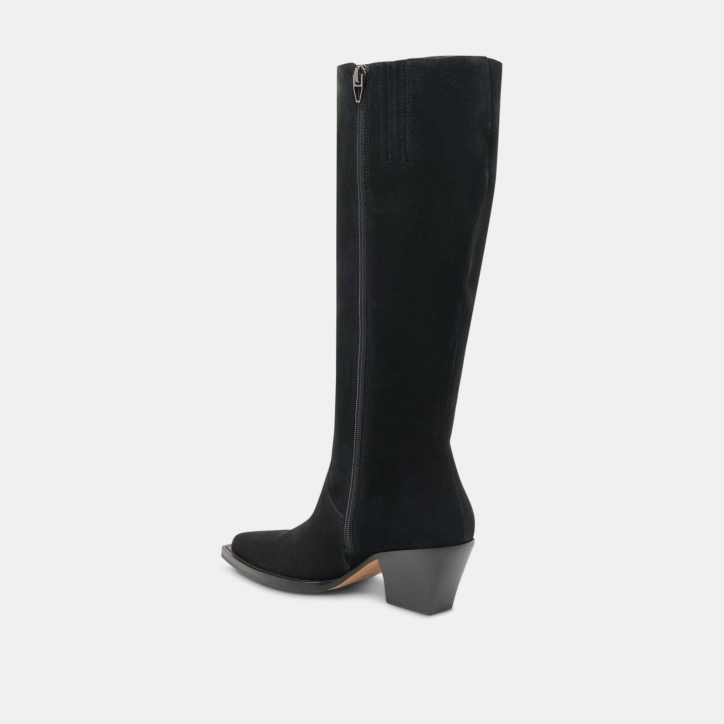 Dolce Vita RAJ Wide Calf Boots Onyx Suede