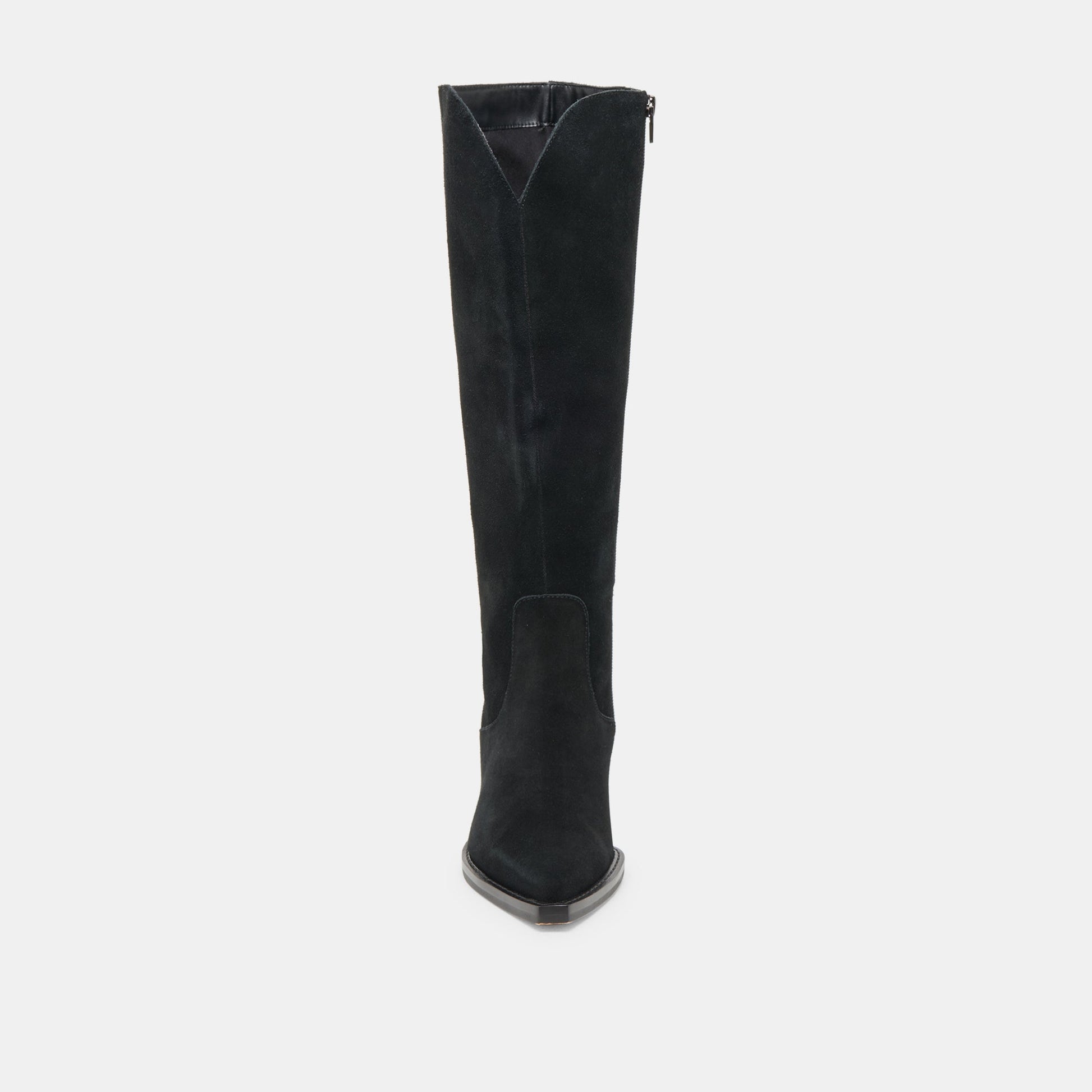 Dolce Vita RAJ Wide Calf Boots Onyx Suede