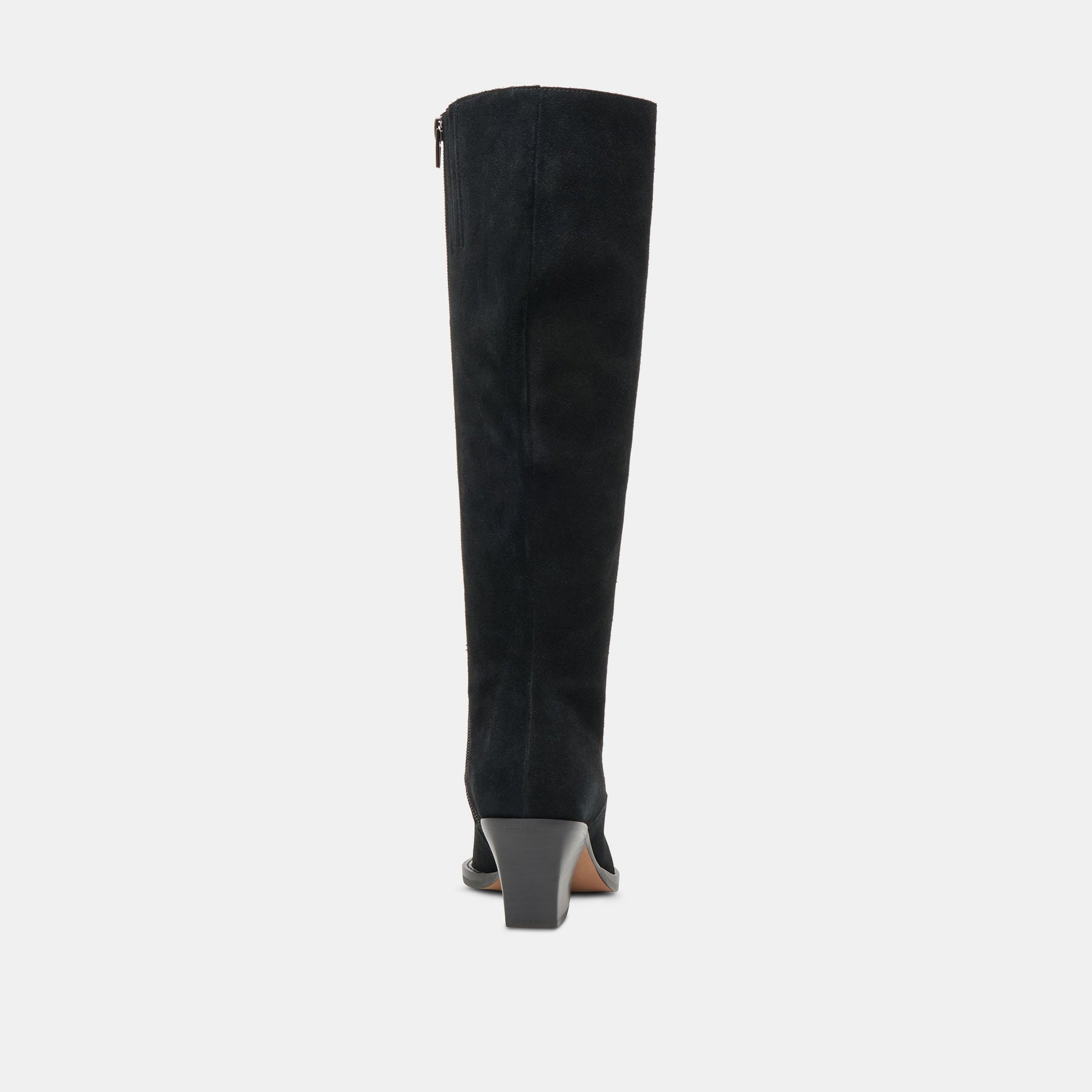 Dolce Vita RAJ Wide Calf Boots Onyx Suede
