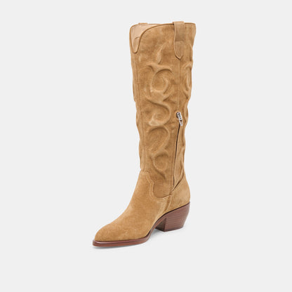 Dolce Vita Mirla Lt Brown Suede Boots