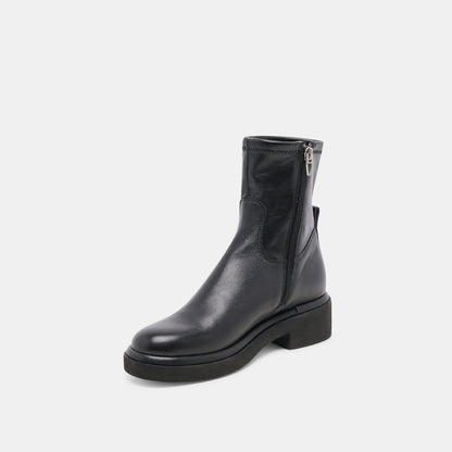 Dolce Vita Simaya H2O Wide Black Leather Boots
