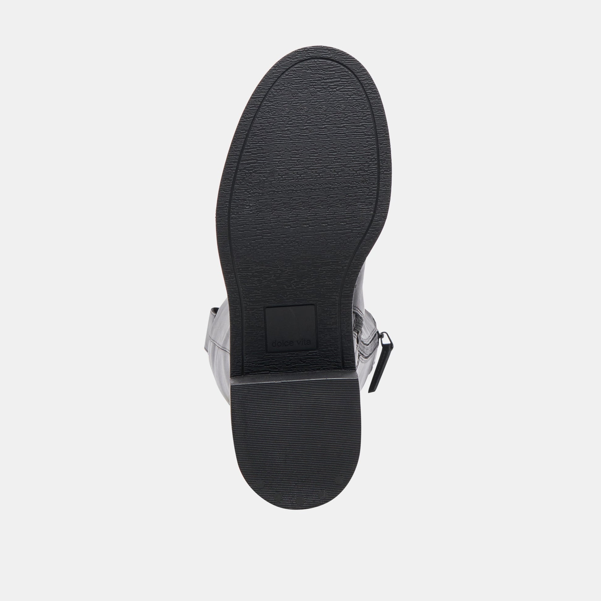 Dolce Vita Glory H2O Waterproof Black Leather Extra Wide Calf Boots