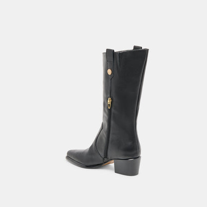 Dolce Vita Vern Black Leather Boots