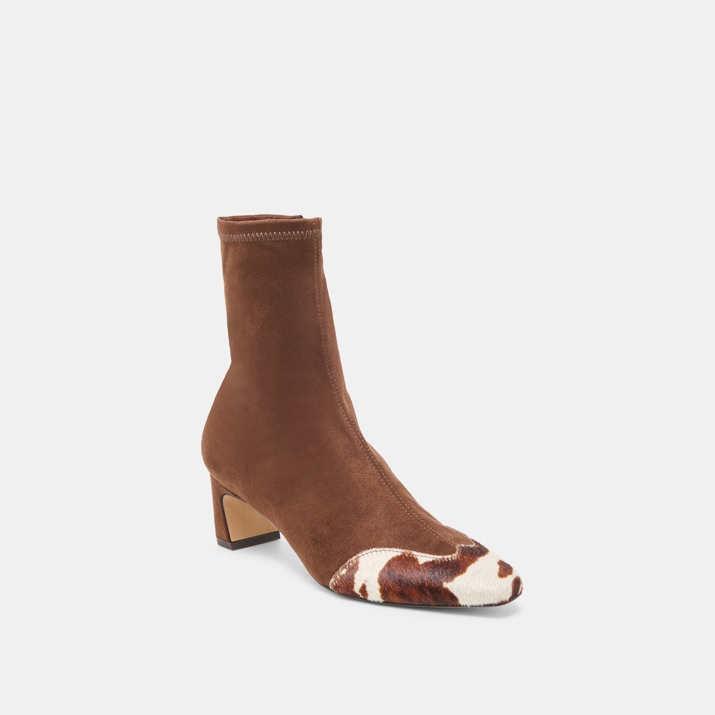 Dolce Vita Anika Dk Brown Multi Stella Suede Boots