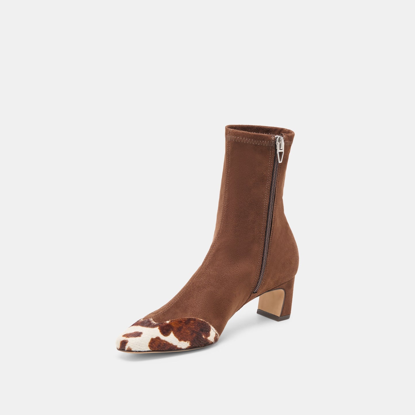 Dolce Vita Anika Dk Brown Multi Stella Suede Boots