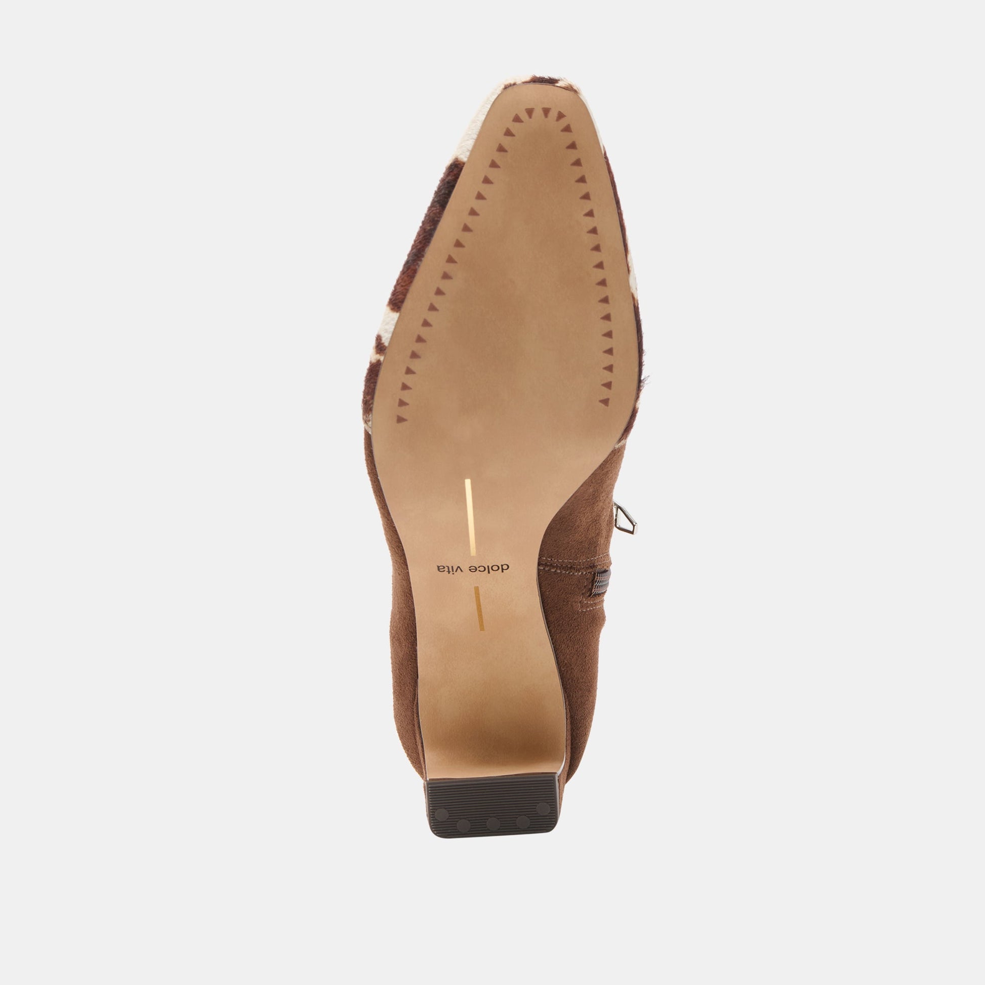 Dolce Vita Anika Dk Brown Multi Stella Suede Boots