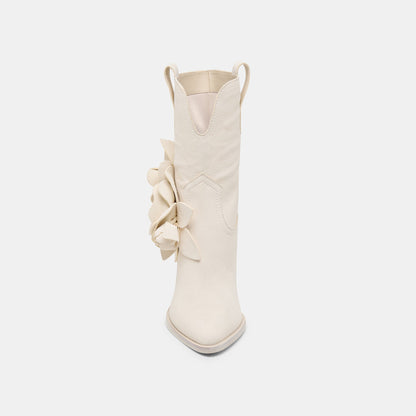 Dolce Vita Jakel Off White Nubuck Boots