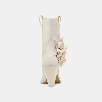 Dolce Vita Jakel Off White Nubuck Boots