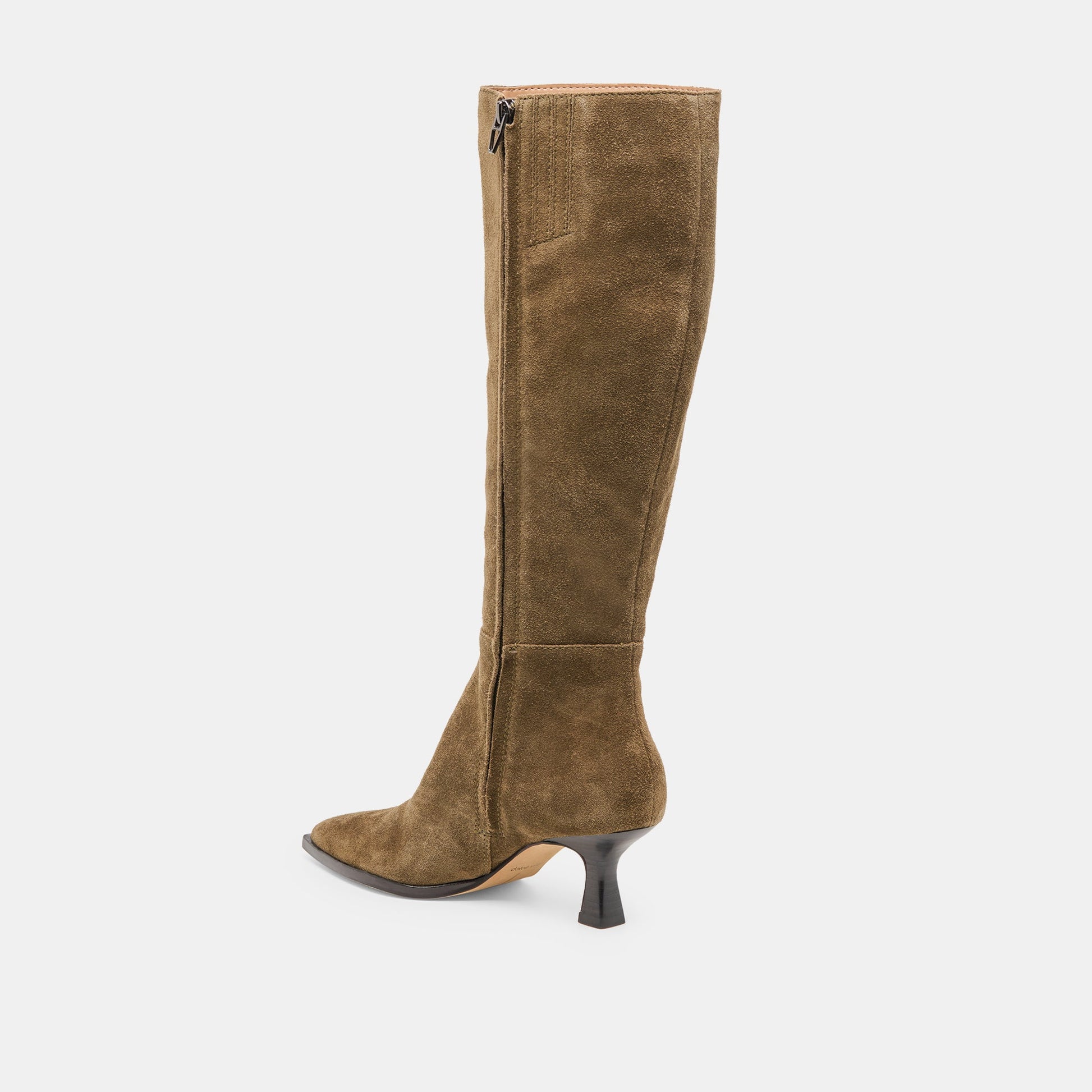 Dolce Vita Auggie Olive Suede Boots