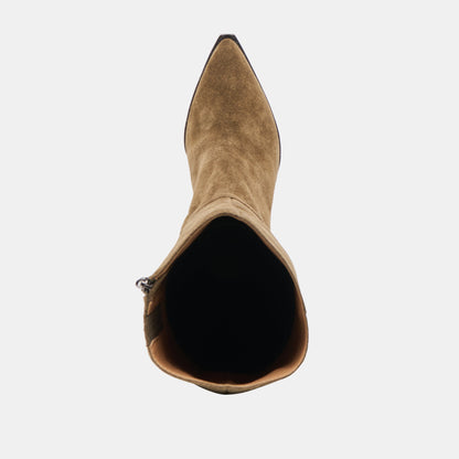 Dolce Vita Auggie Olive Suede Boots