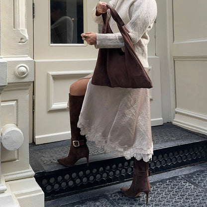 Dolce Vita KINZY BOOTS DK BROWN SUEDE