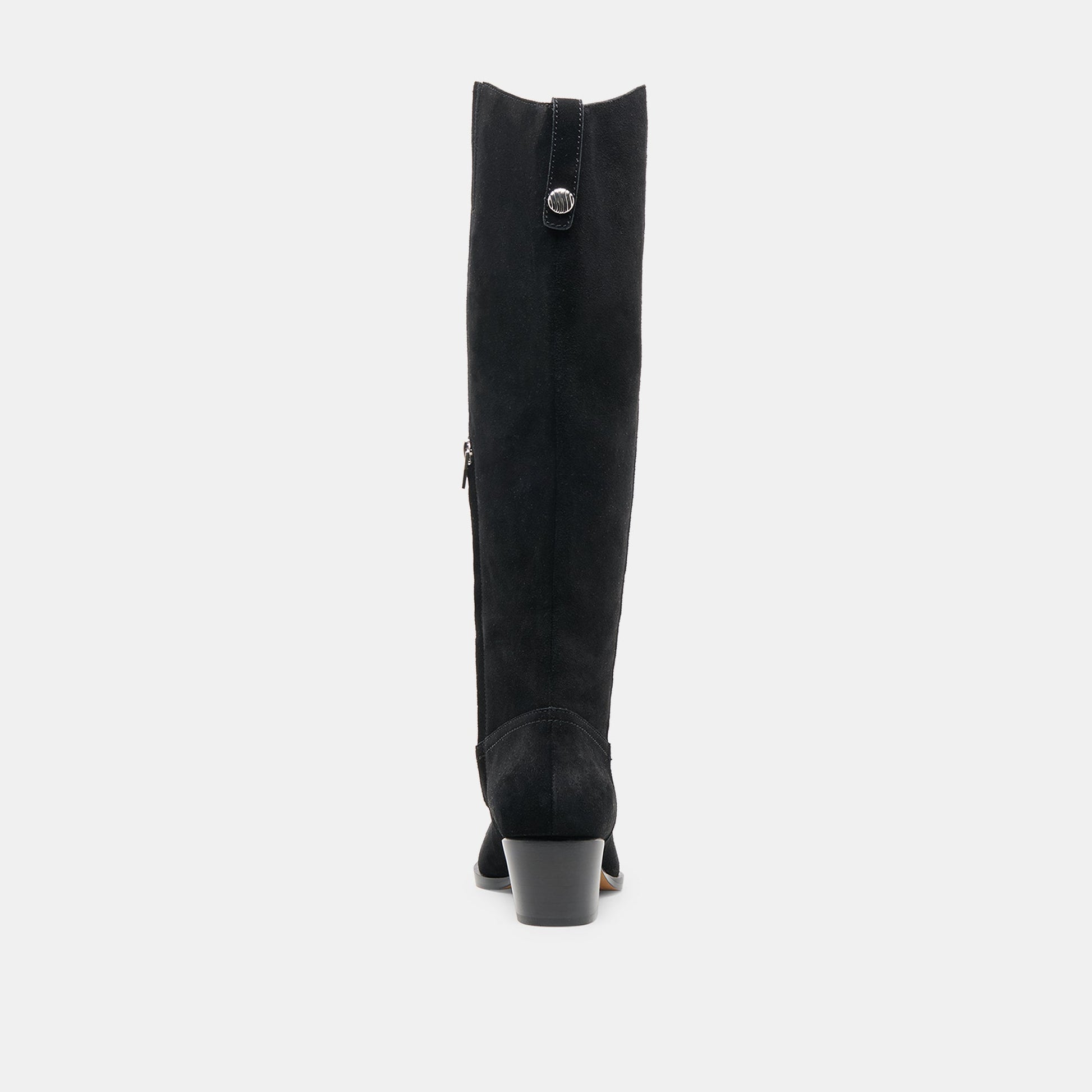 Dolce Vita Virona H2O Waterproof Onyx Suede Wide Calf Boots