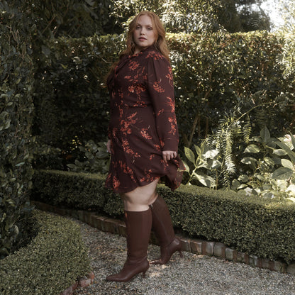 Dolce Vita Gyra Extra Wide Calf Chocolate Boots