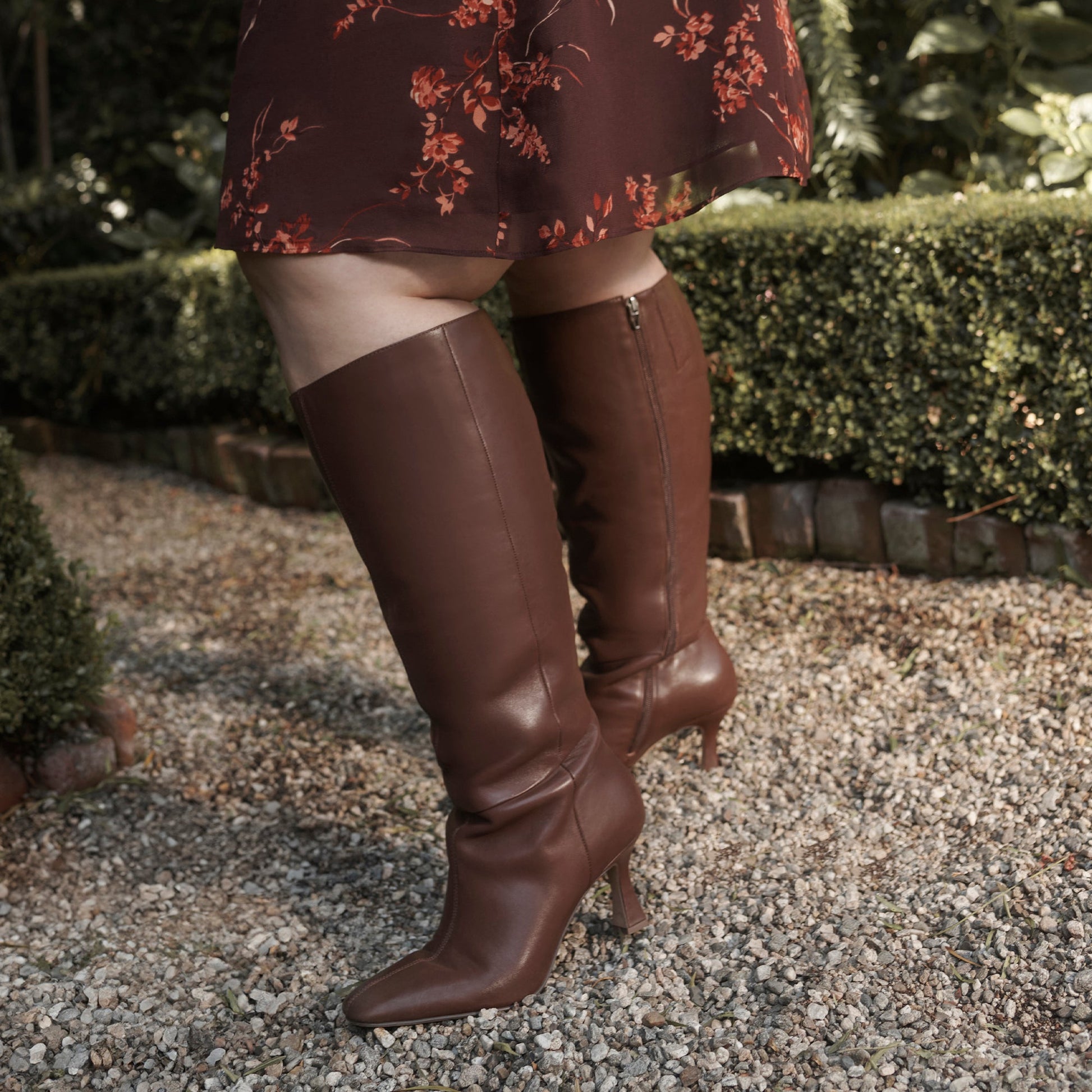 Dolce Vita Gyra Extra Wide Calf Chocolate Boots