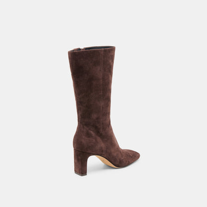 Dolce Vita Riggs Mahogany Suede Boots