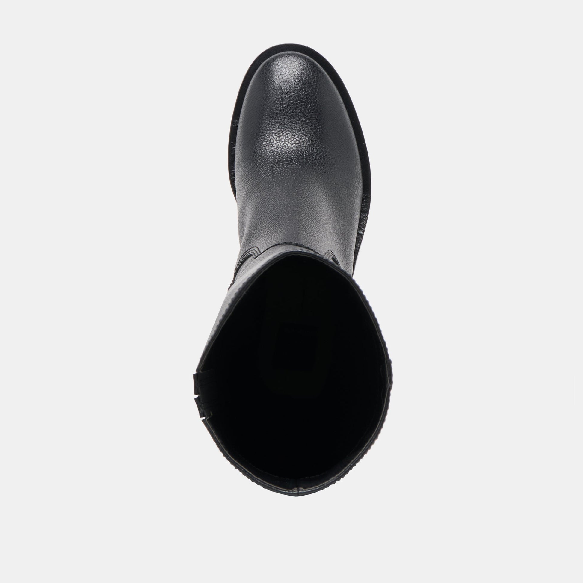 Dolce Vita Kilian H2O Waterproof Black Leather Wide Calf Boots