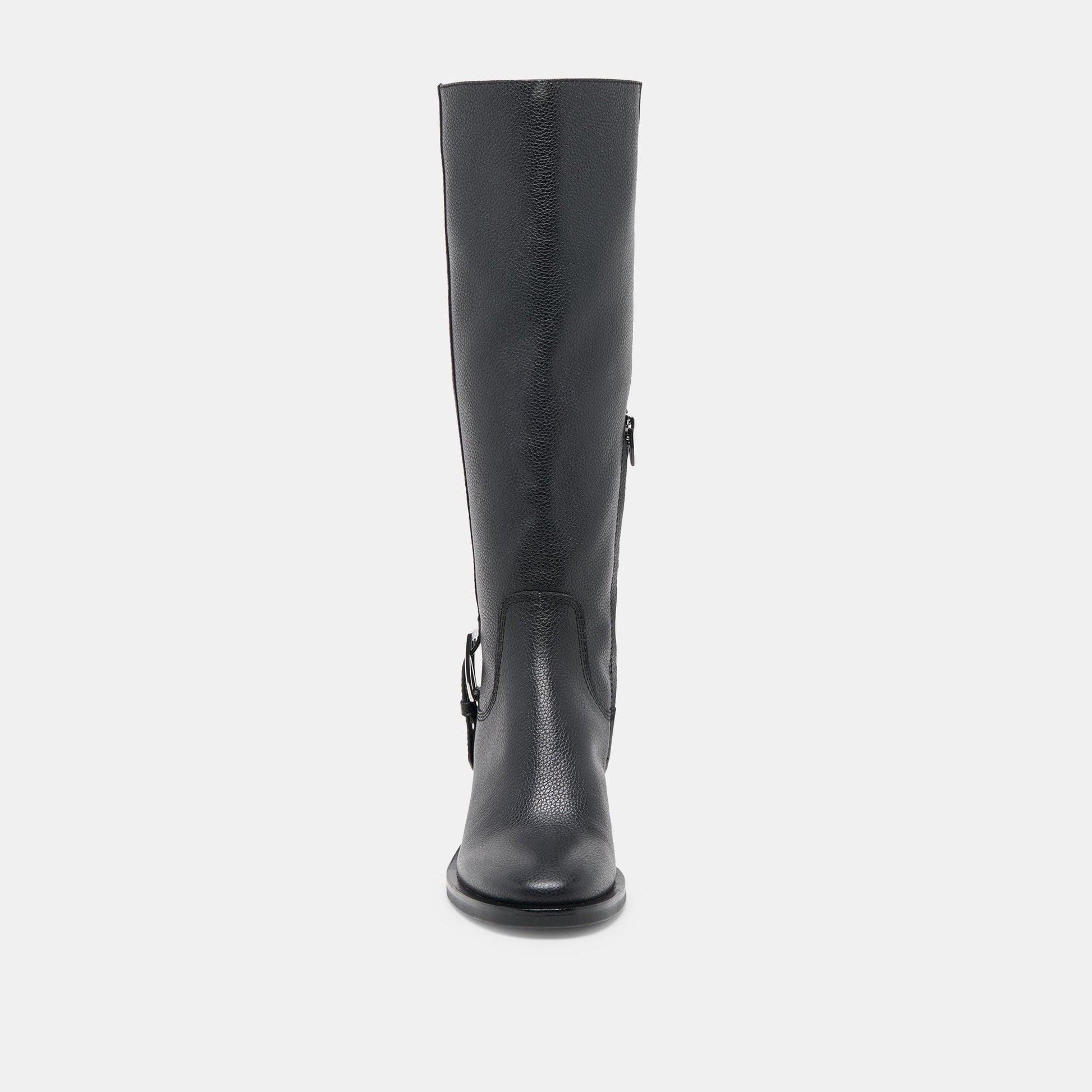 Dolce Vita Kilian H2O Waterproof Black Leather Wide Calf Boots