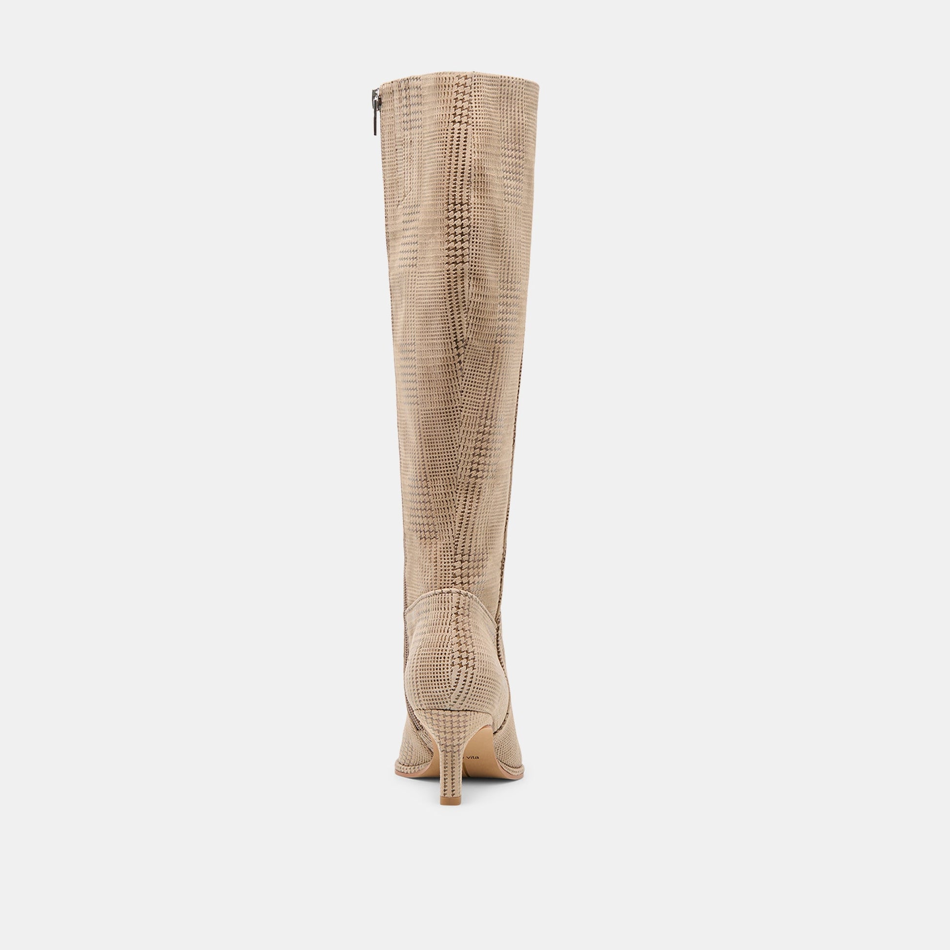 Dolce Vita Aldy Herringbone Printed Suede Boots