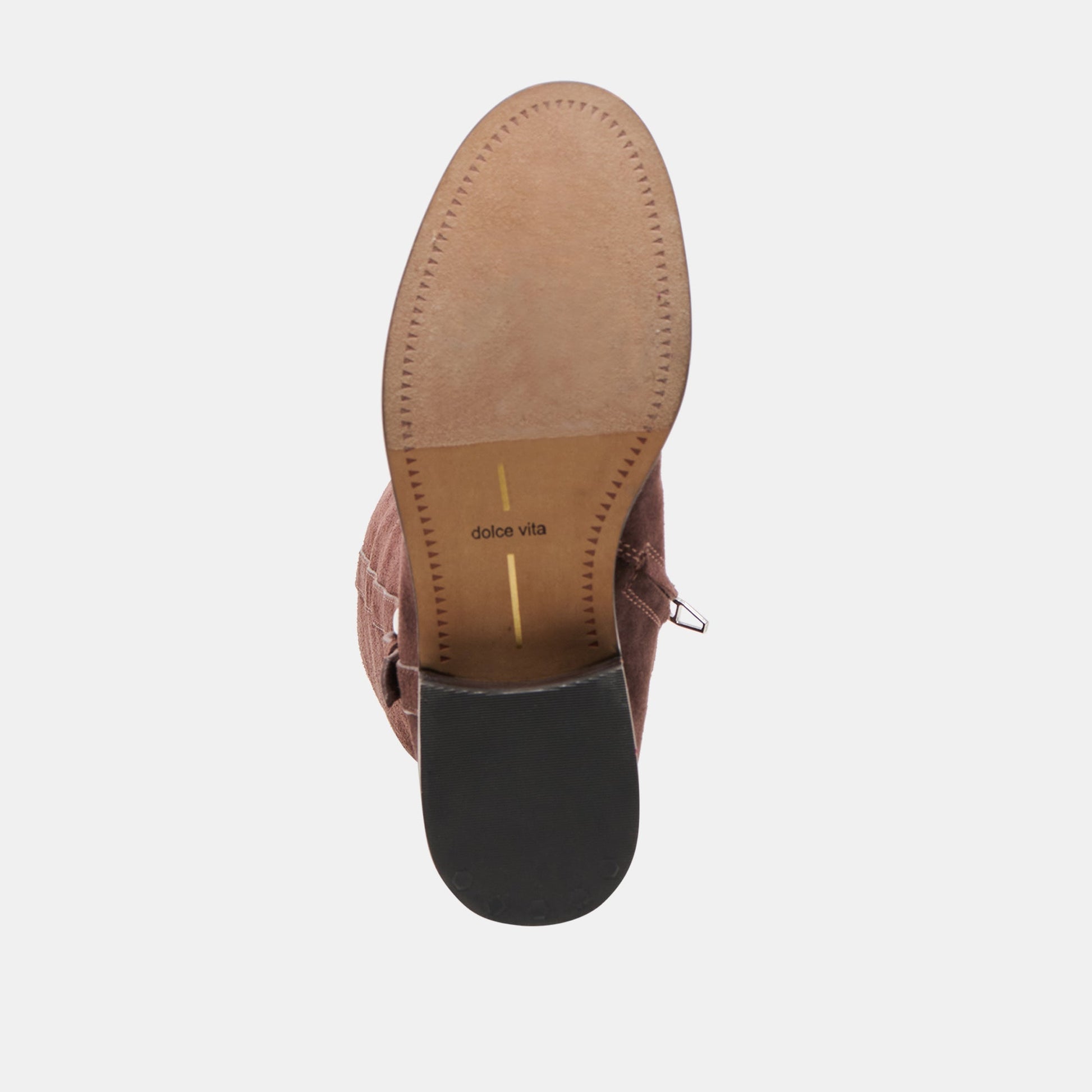 Dolce Vita Kilian H2O Waterproof Mahogany Suede Wide Calf Boots