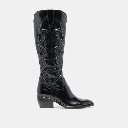Dolce Vita Mirla Black Leather Boots