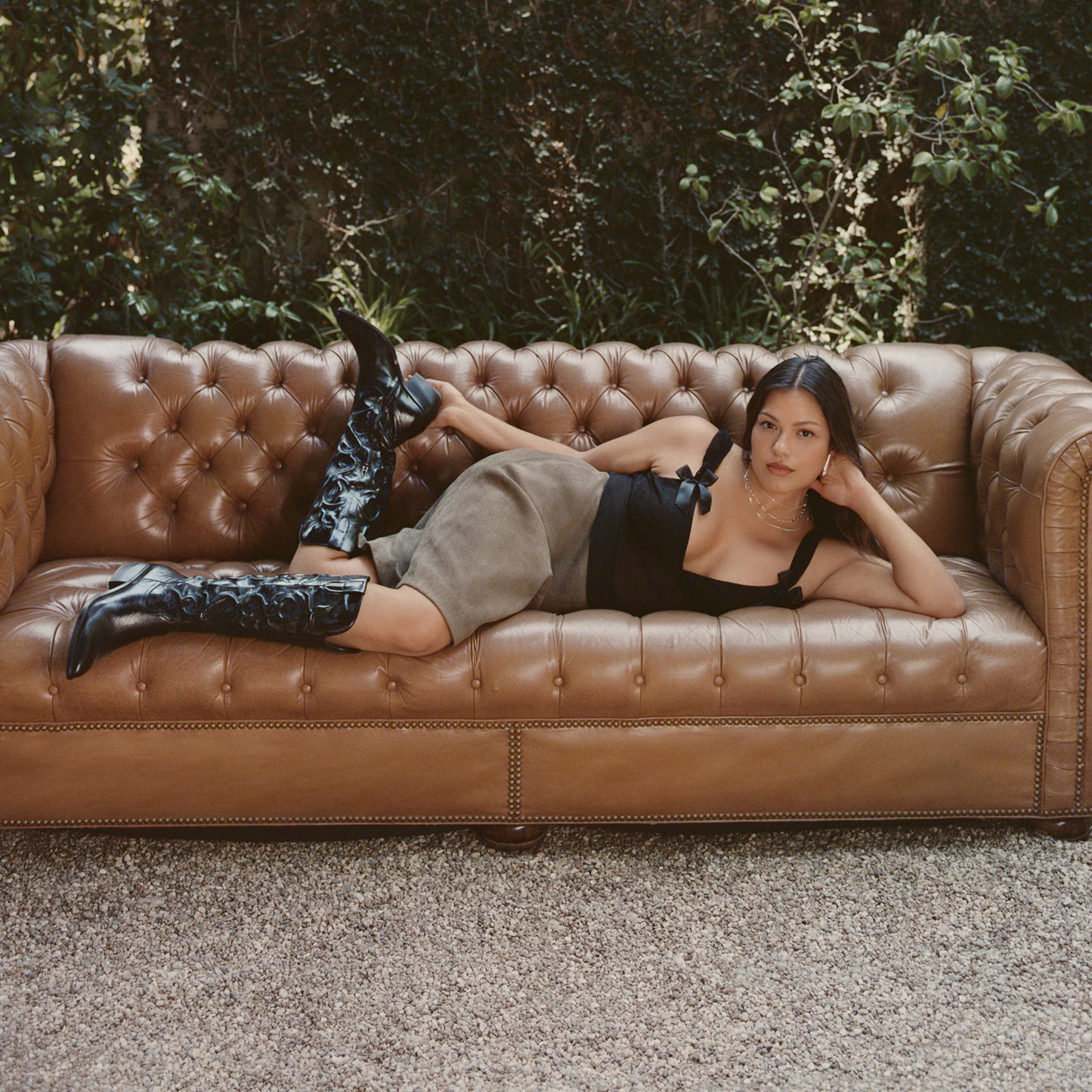 Dolce Vita Mirla Black Leather Boots