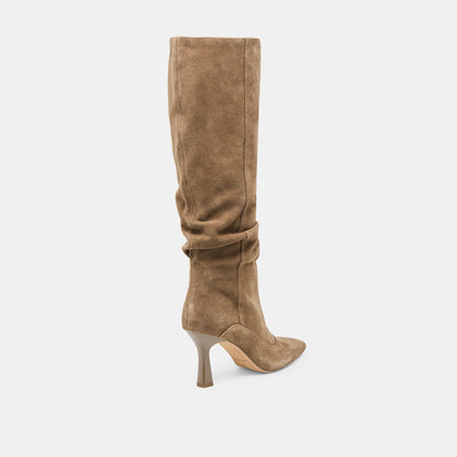 Dolce Vita Lousa Olive Suede Boots