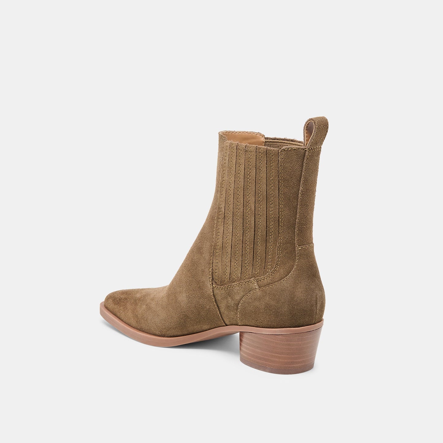 Dolce Vita Faint H2O Waterproof Olive Suede Booties
