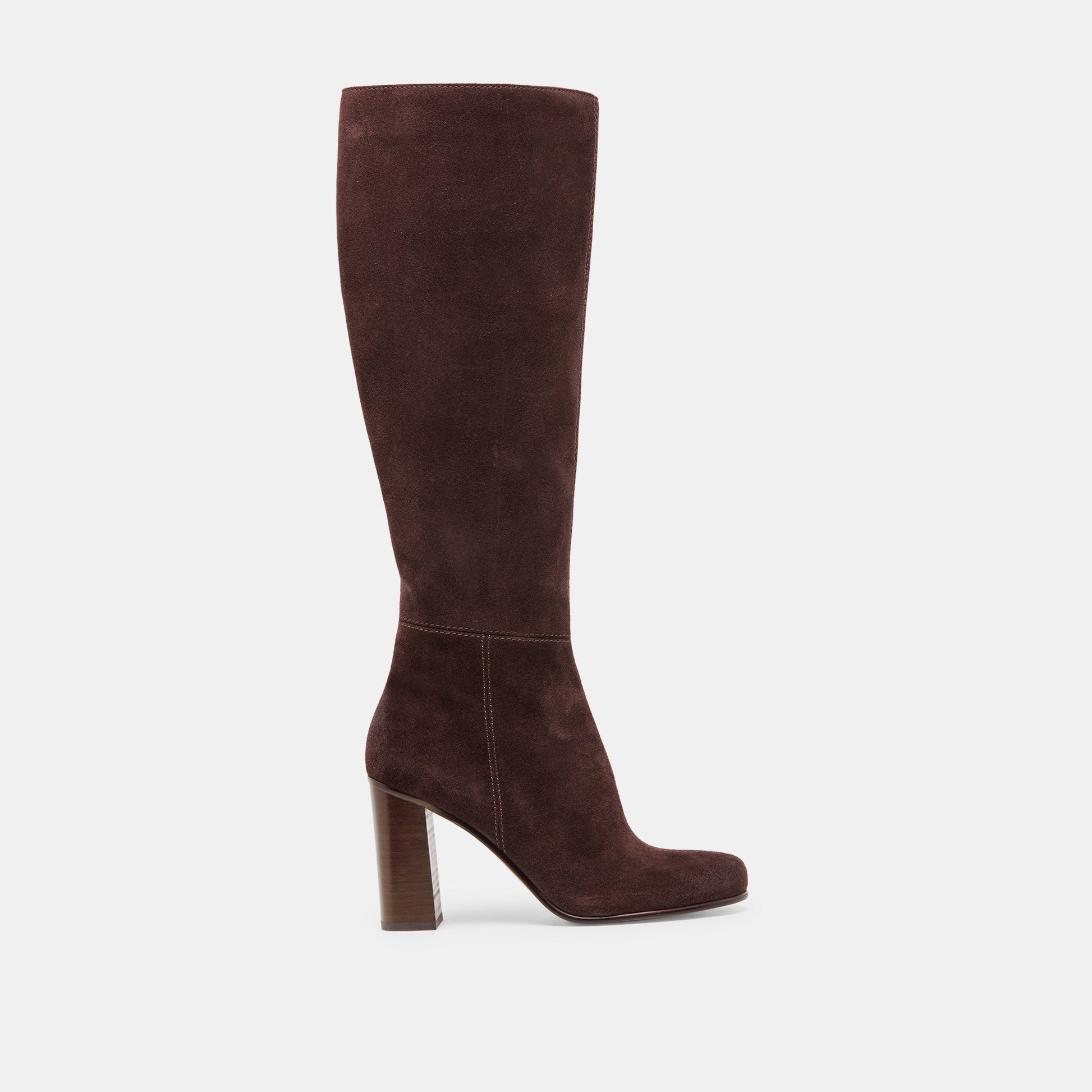 Dolce Vita Hudsin Wide Calf Mahogany Suede Boots