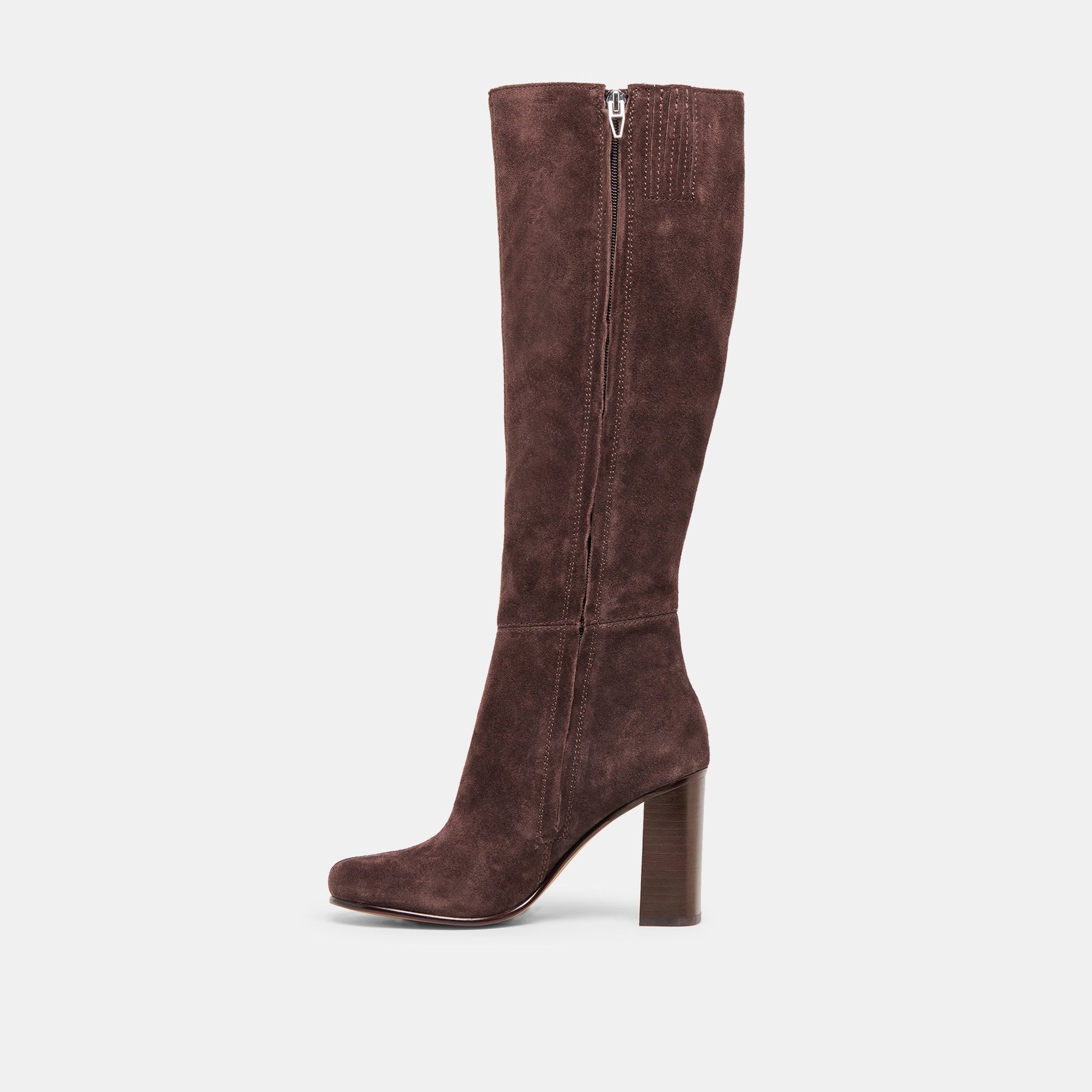Dolce Vita Hudsin Wide Calf Mahogany Suede Boots