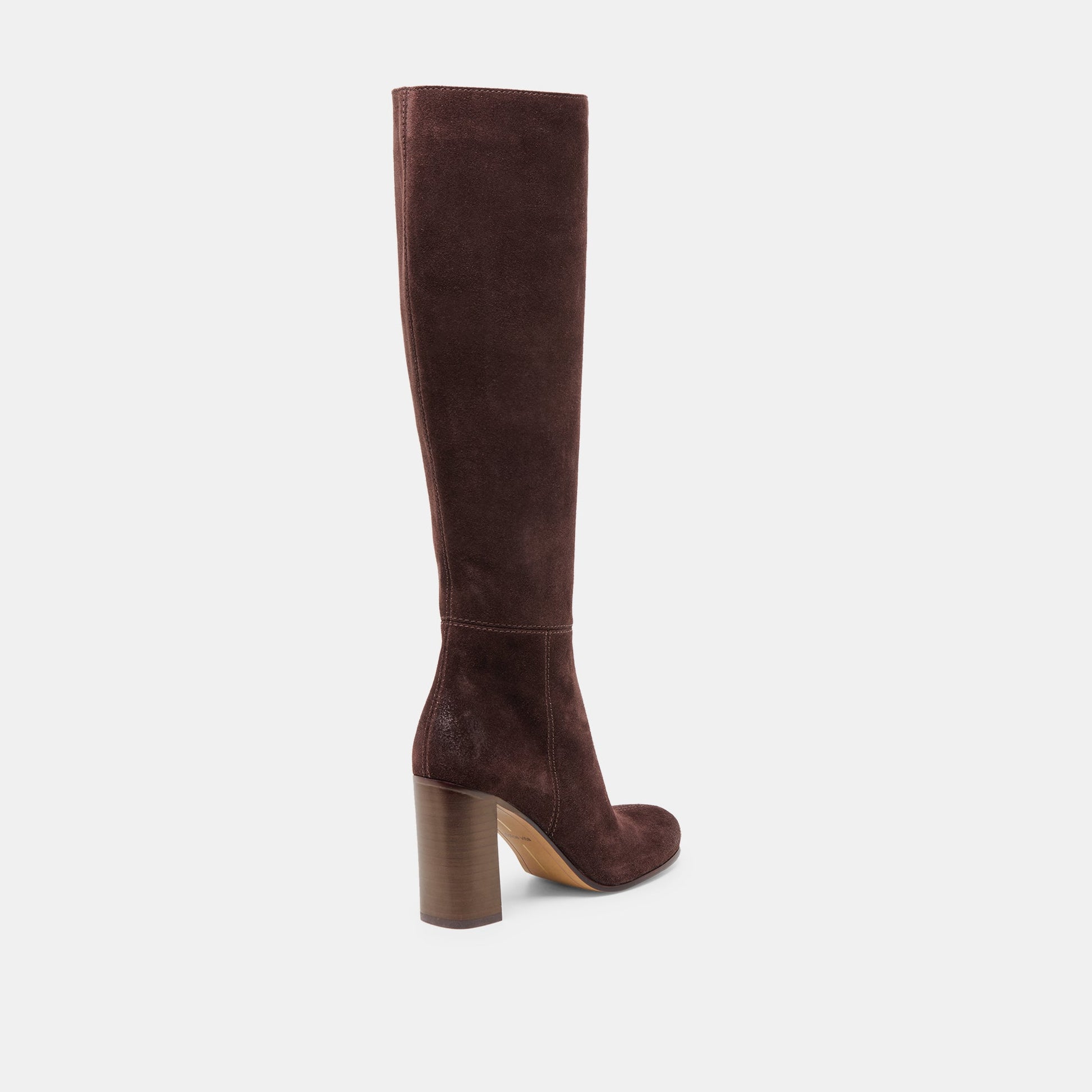 Dolce Vita Hudsin Wide Calf Mahogany Suede Boots