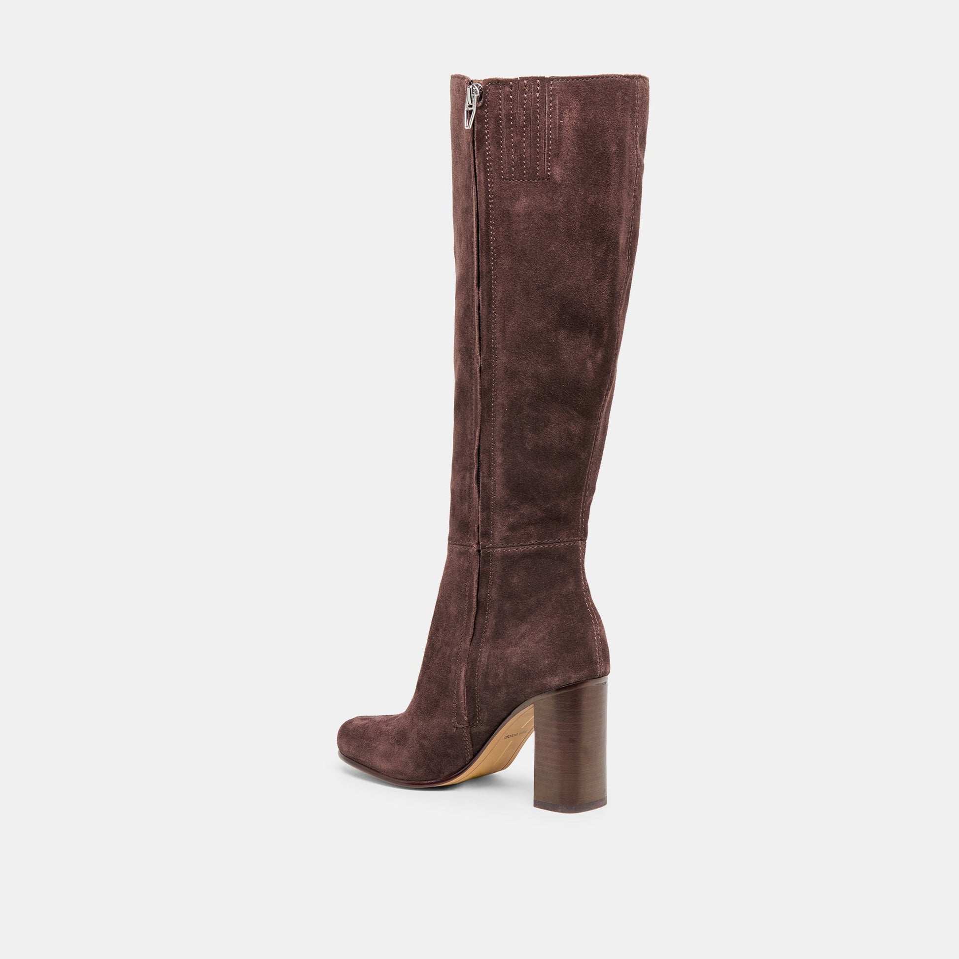 Dolce Vita Hudsin Wide Calf Mahogany Suede Boots