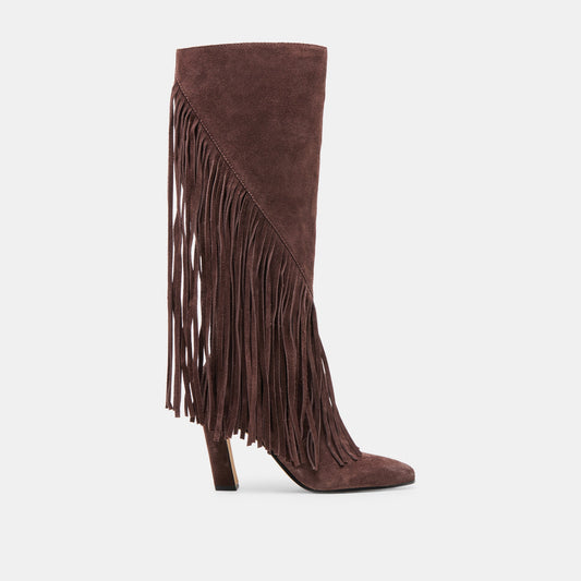 Dolce Vita Giano Mahogany Suede Boots